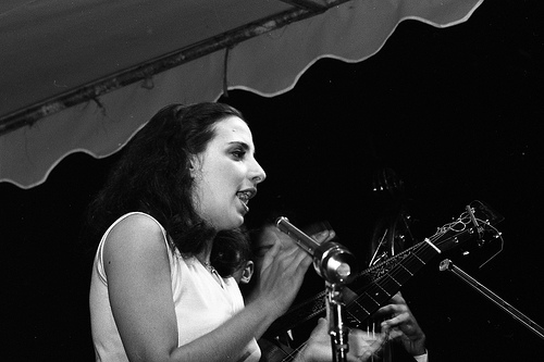 Alix Dobkin at Philadelphia Folk Festival in 1963